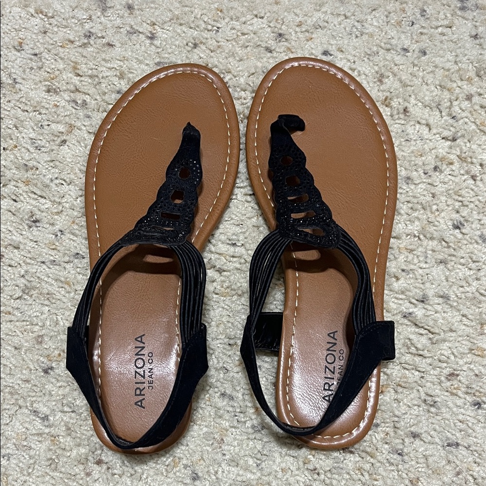 Arizona Women Black and Brown Sandals